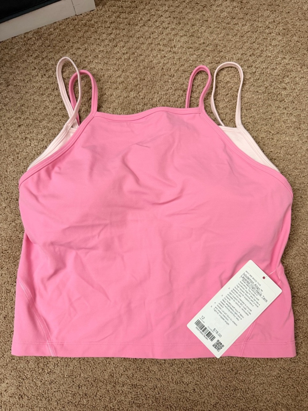 Lululemon NWT align layered high neck tank